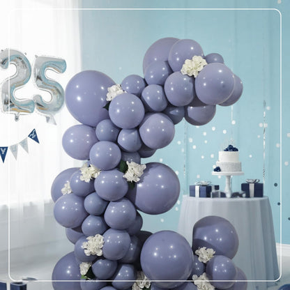 Retro Haza Gray Latex Balloons