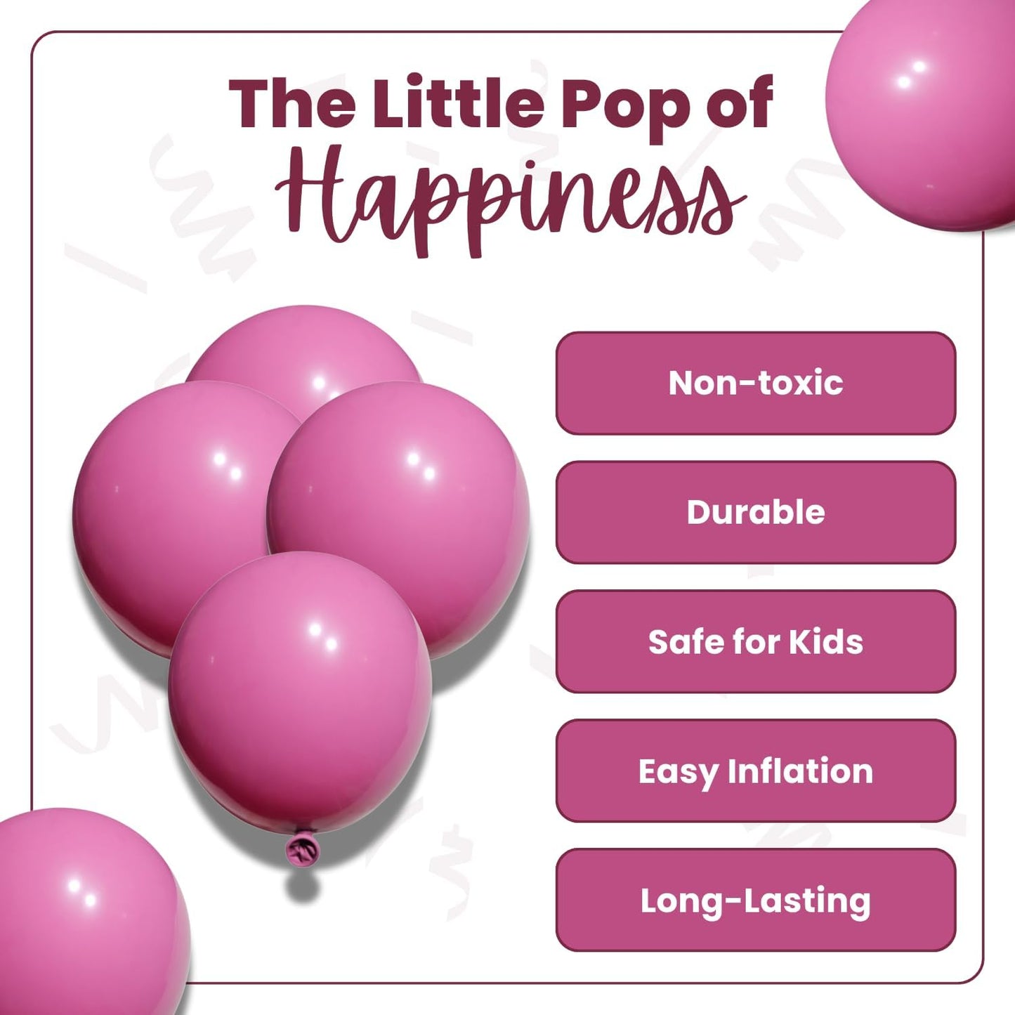 Retro Rose Latex Balloons