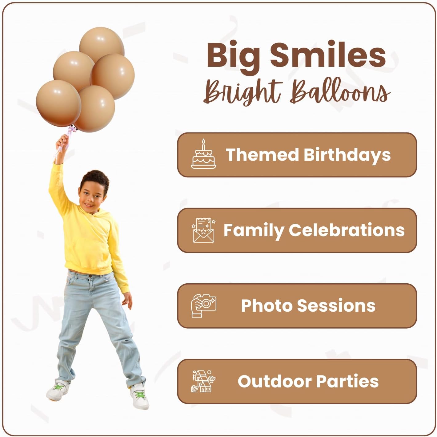 Retro Apricot Latex Balloons