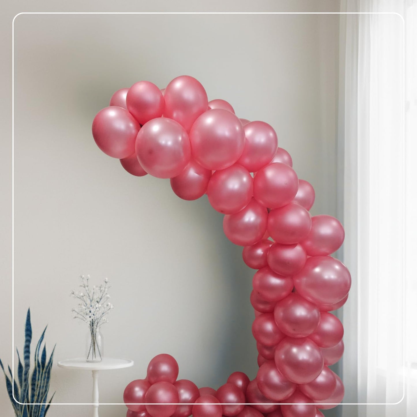 Pearl Rose Gold Latex Balloons