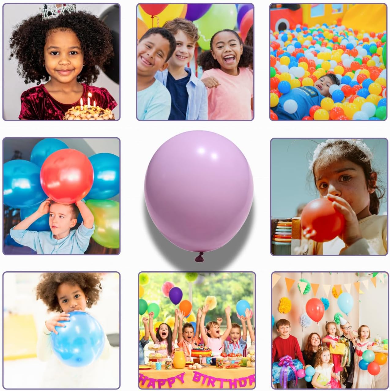 Macaron Hot Pink Latex Balloons