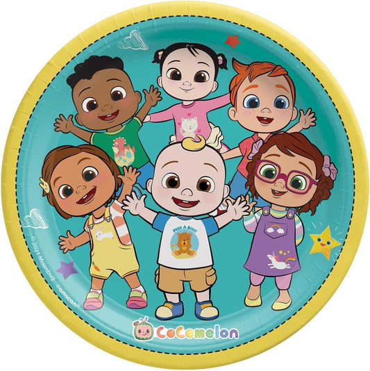 Coco Melon Round Paper Plate 9"