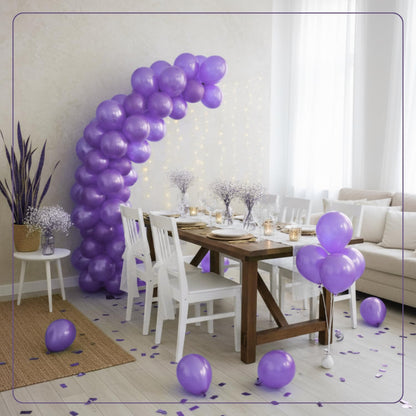Pearl Purple Latex Balloons