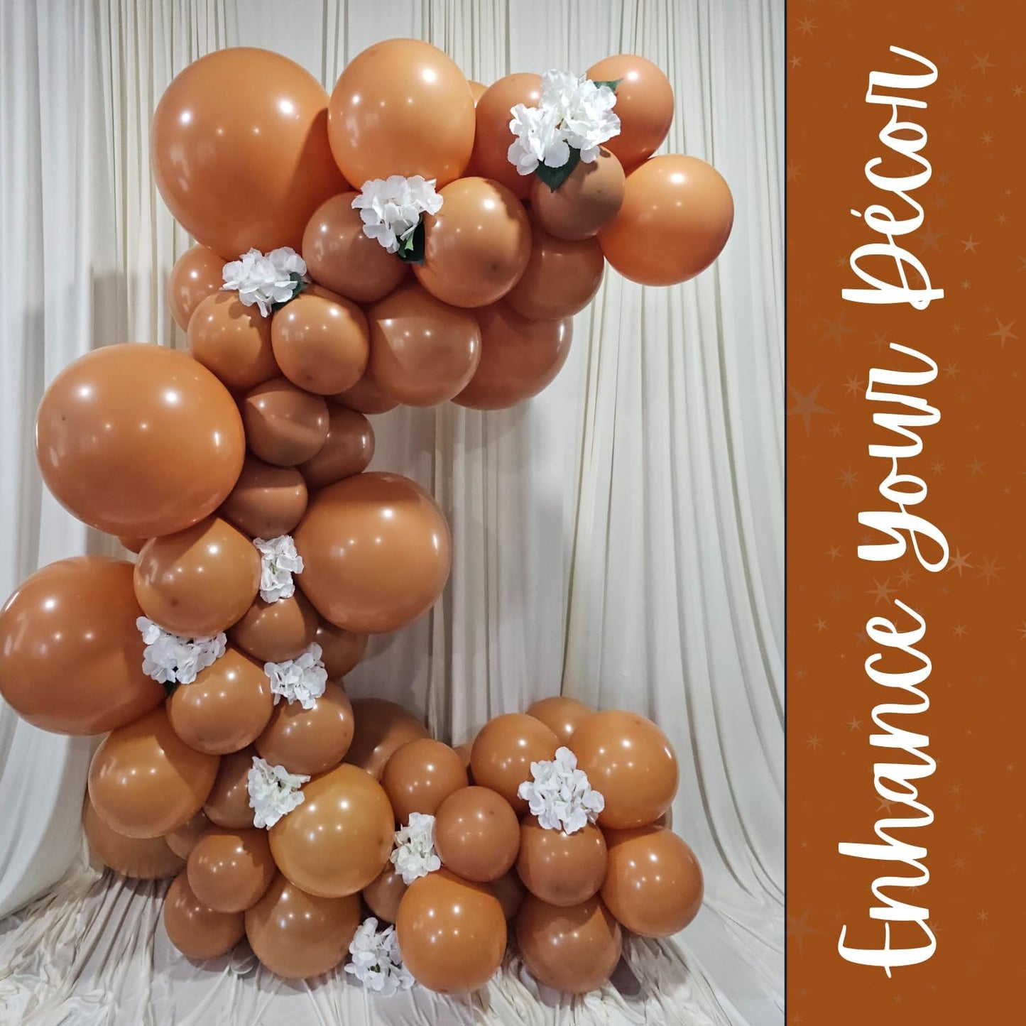 Retro Cocoa Latex Balloons
