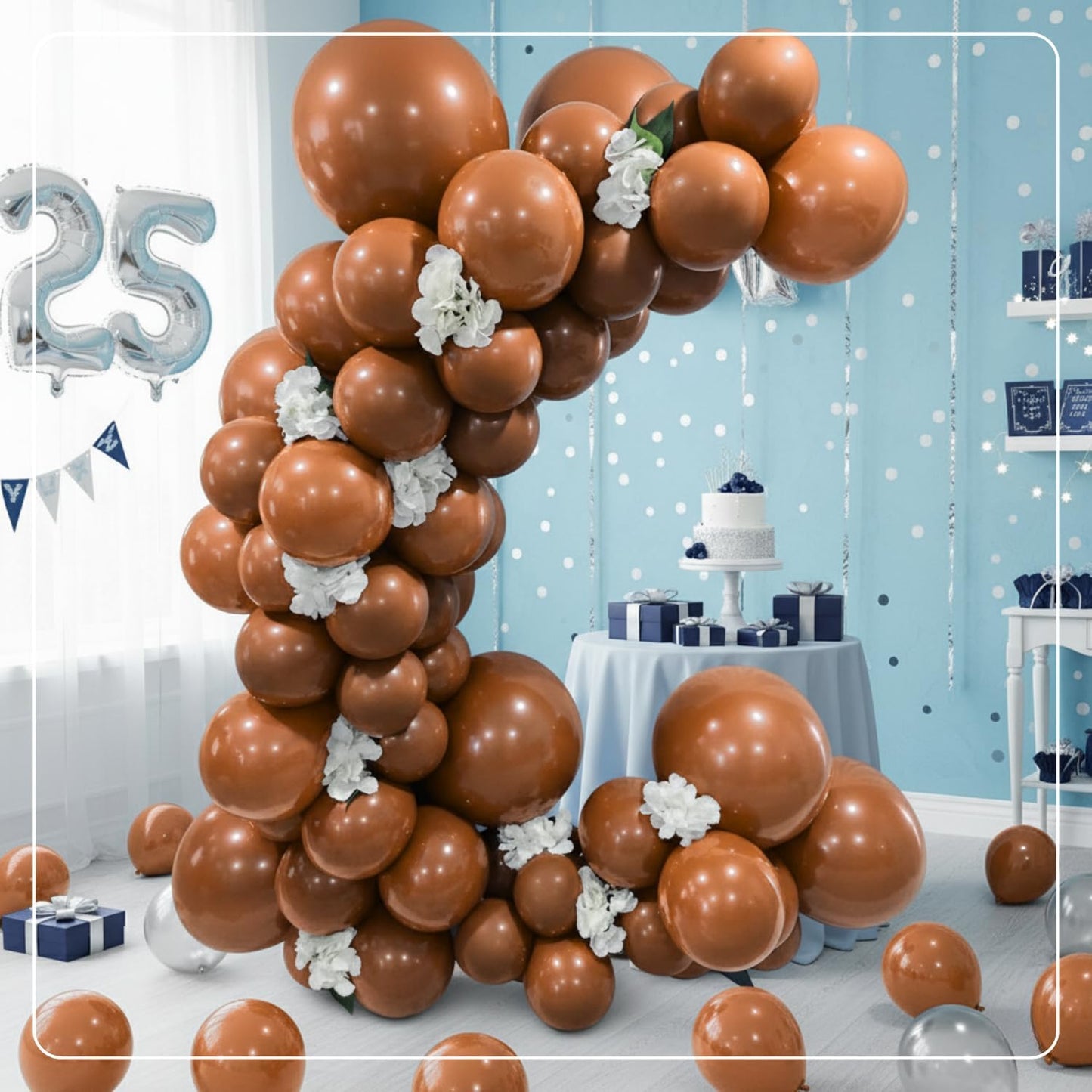 Retro Cocoa Latex Balloons