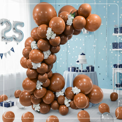 Retro Cocoa Latex Balloons