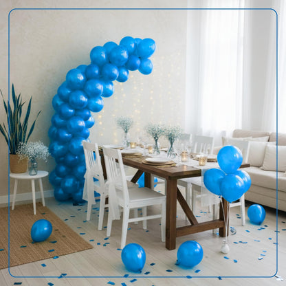 Pearl Blue Latex Balloons