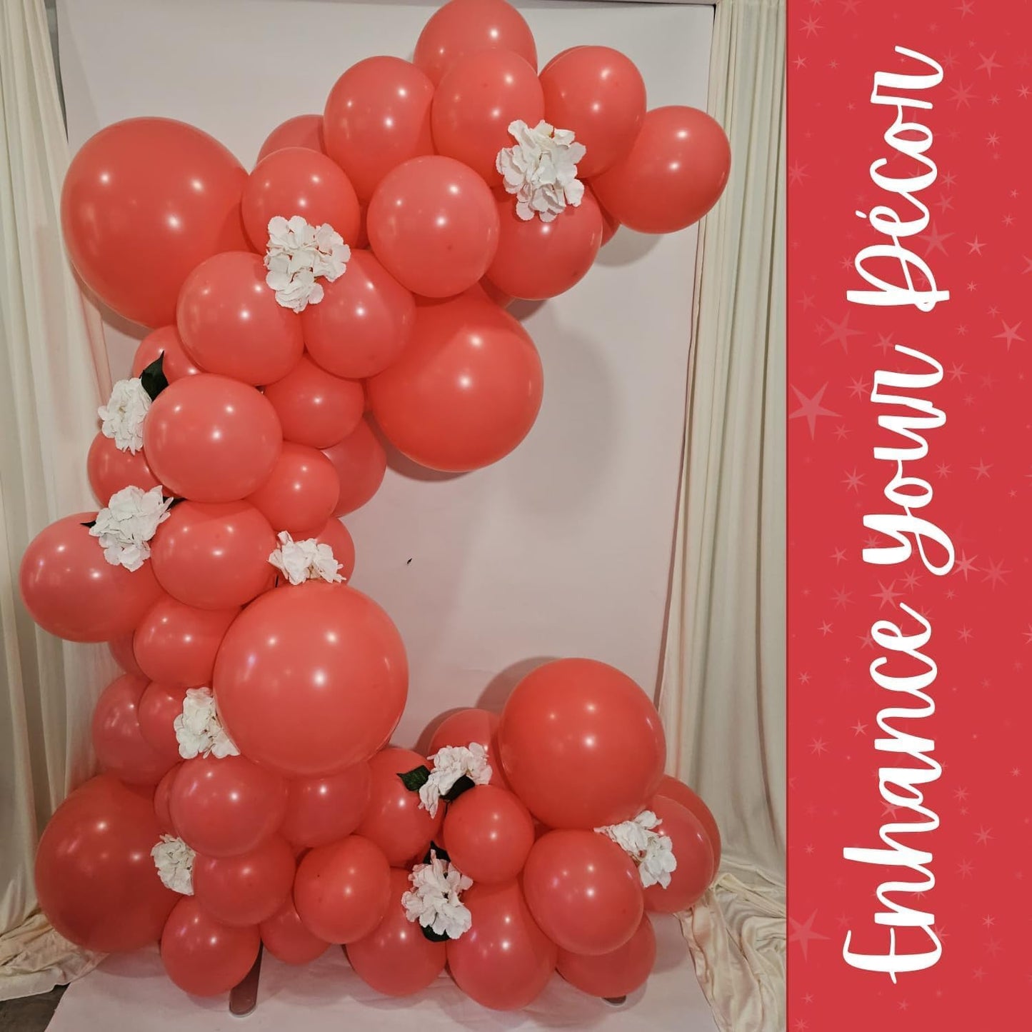 Macaron Red Latex Balloons