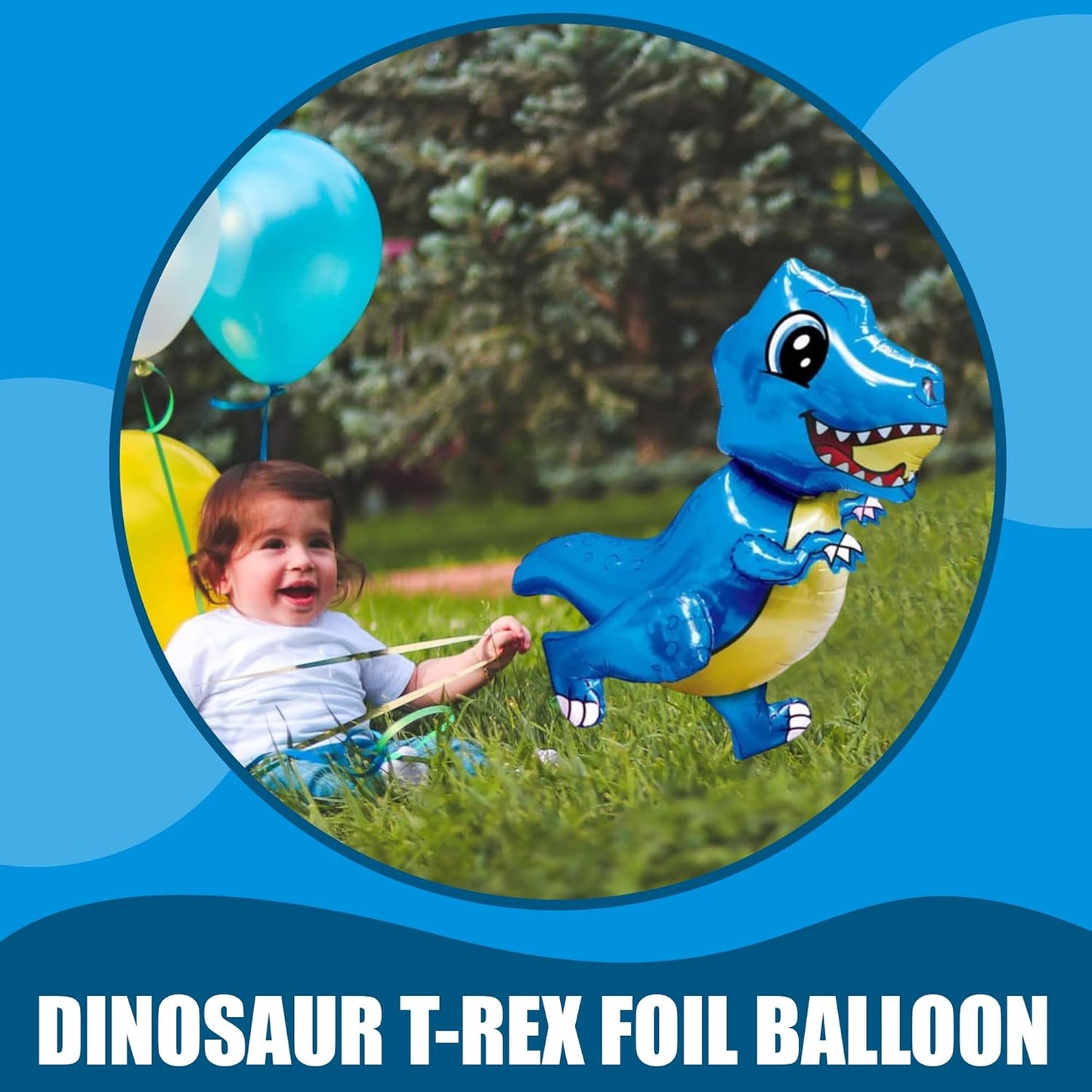 Dinosaur T-Rex Foil Balloon
