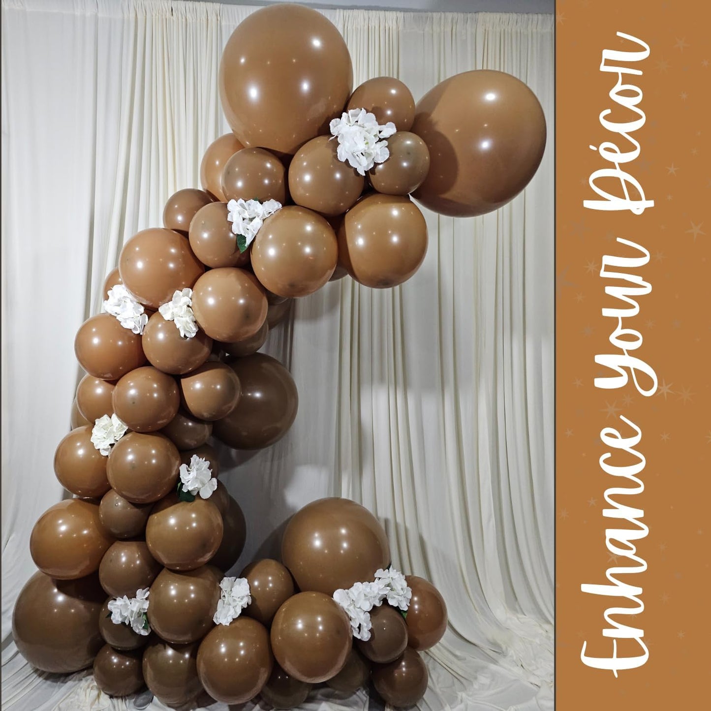 Retro Khaki Latex Balloons