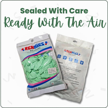 Macaron Green Latex Balloons