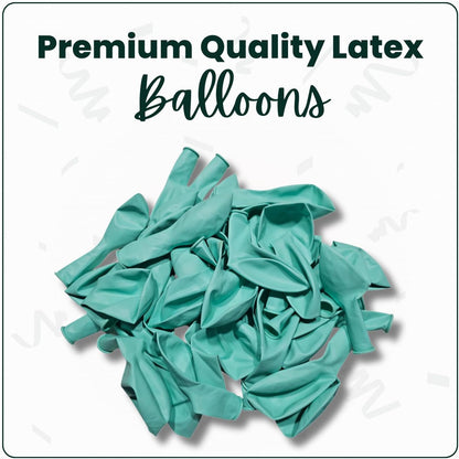 Macaron Tiffany Blue Latex Balloons