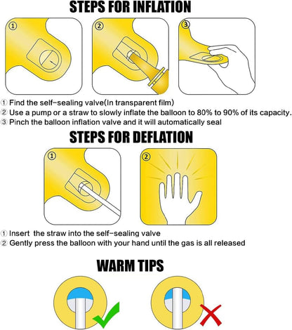 Silver Number Foil Balloon - 16in