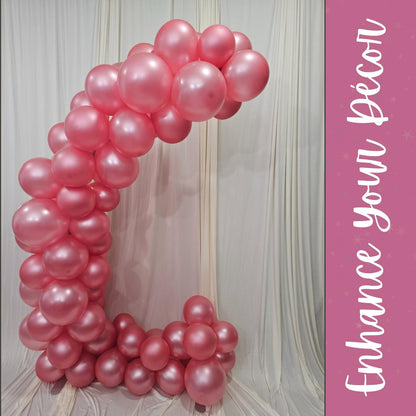 Pearl Rose Gold Latex Balloons