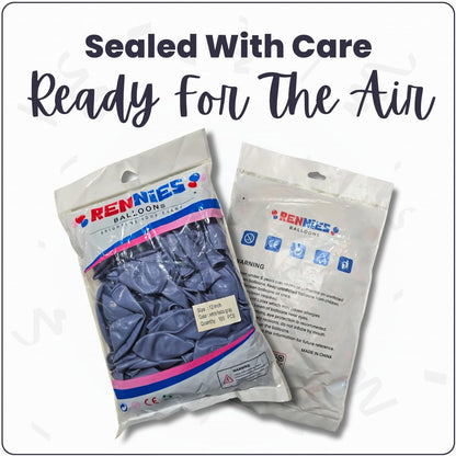 Retro Haza Gray Latex Balloons