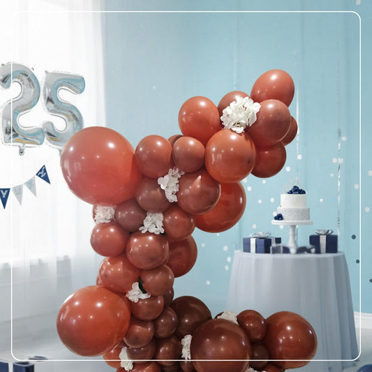 Retro Coffee Latex Balloons