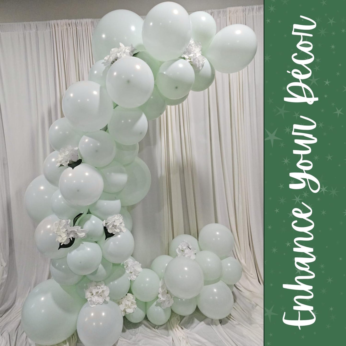 Macaron Green Latex Balloons