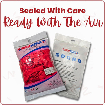 Macaron Red Latex Balloons