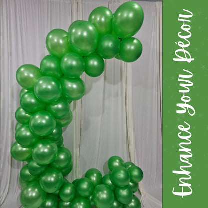 Pearl Light Green Latex Balloons
