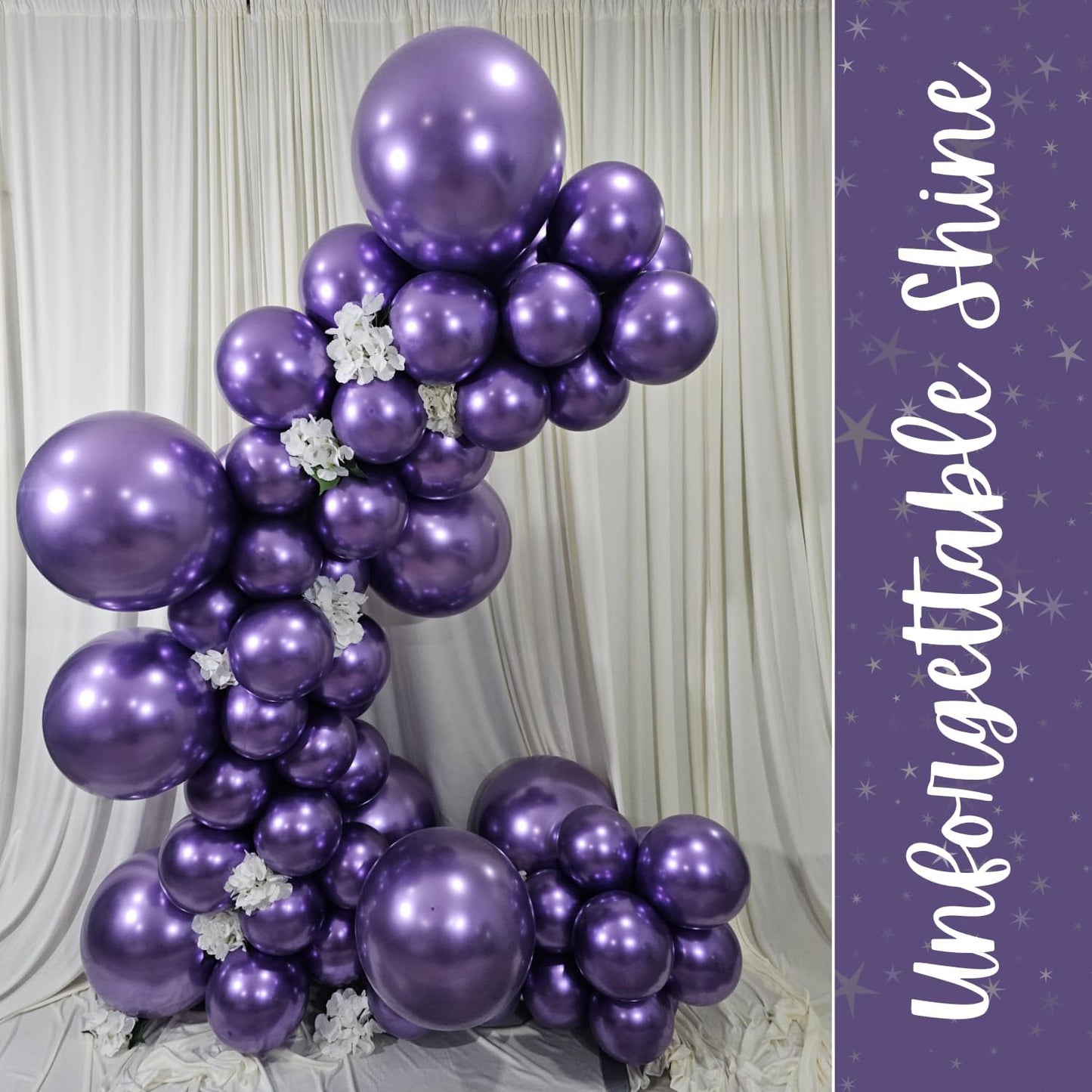 Metallic Purple Latex Balloons
