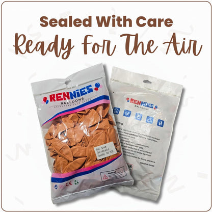 Retro Apricot Latex Balloons