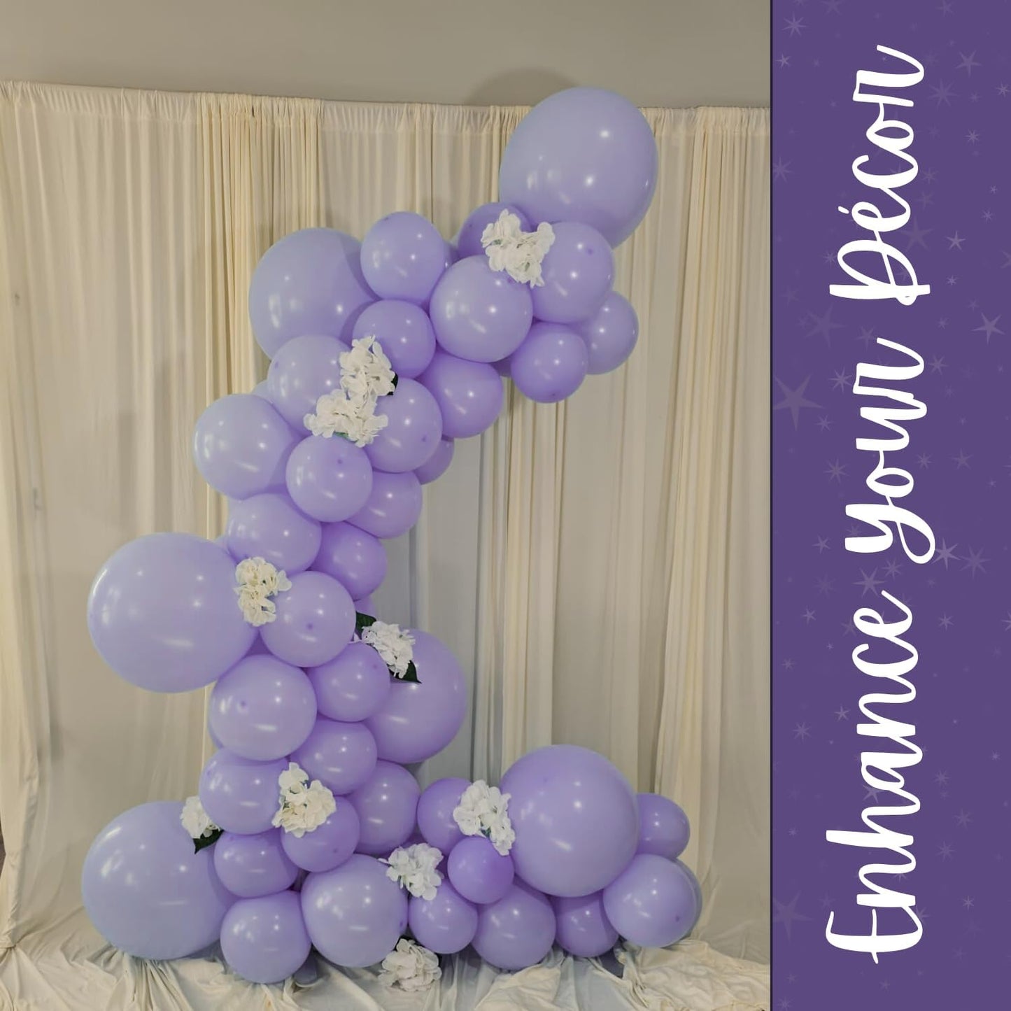 Macaron Purple Latex Balloons