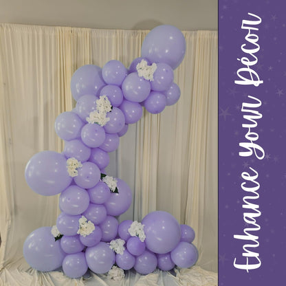 Macaron Purple Latex Balloons