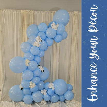Macaron Blue Latex Balloons