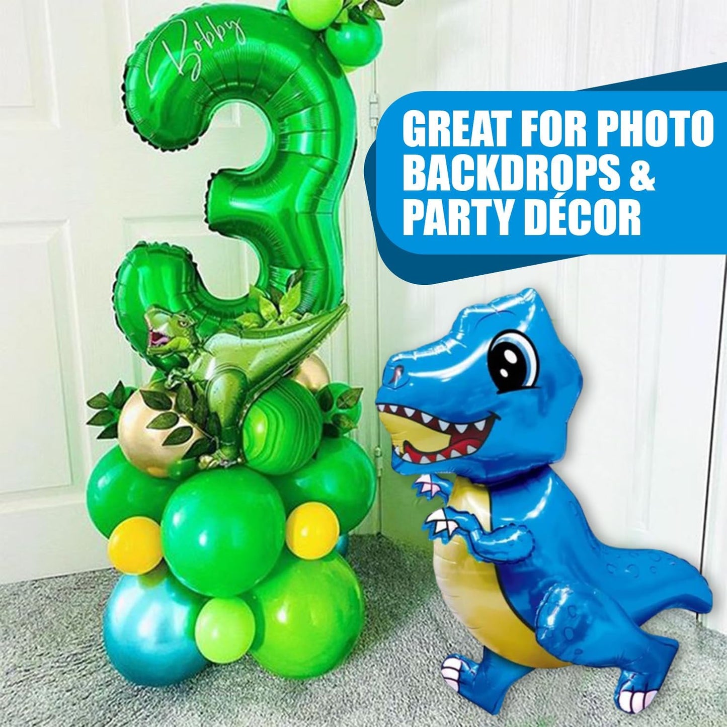 Dinosaur T-Rex Foil Balloon