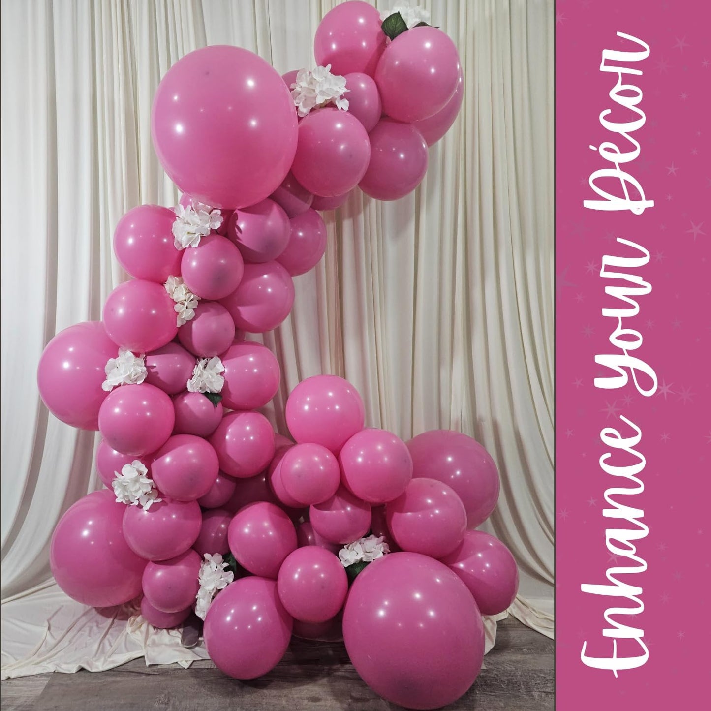 Retro Rose Latex Balloons