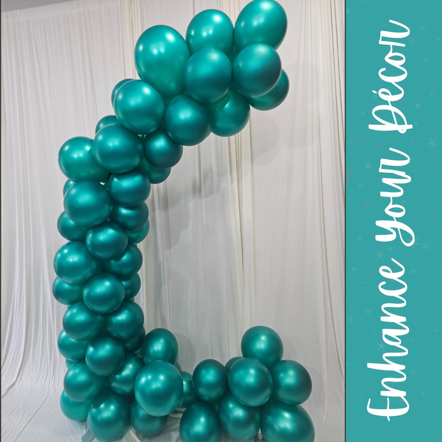 Pearl Green Latex Balloons