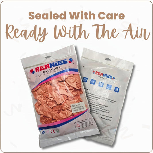 Pearl Champagne Latex Balloons