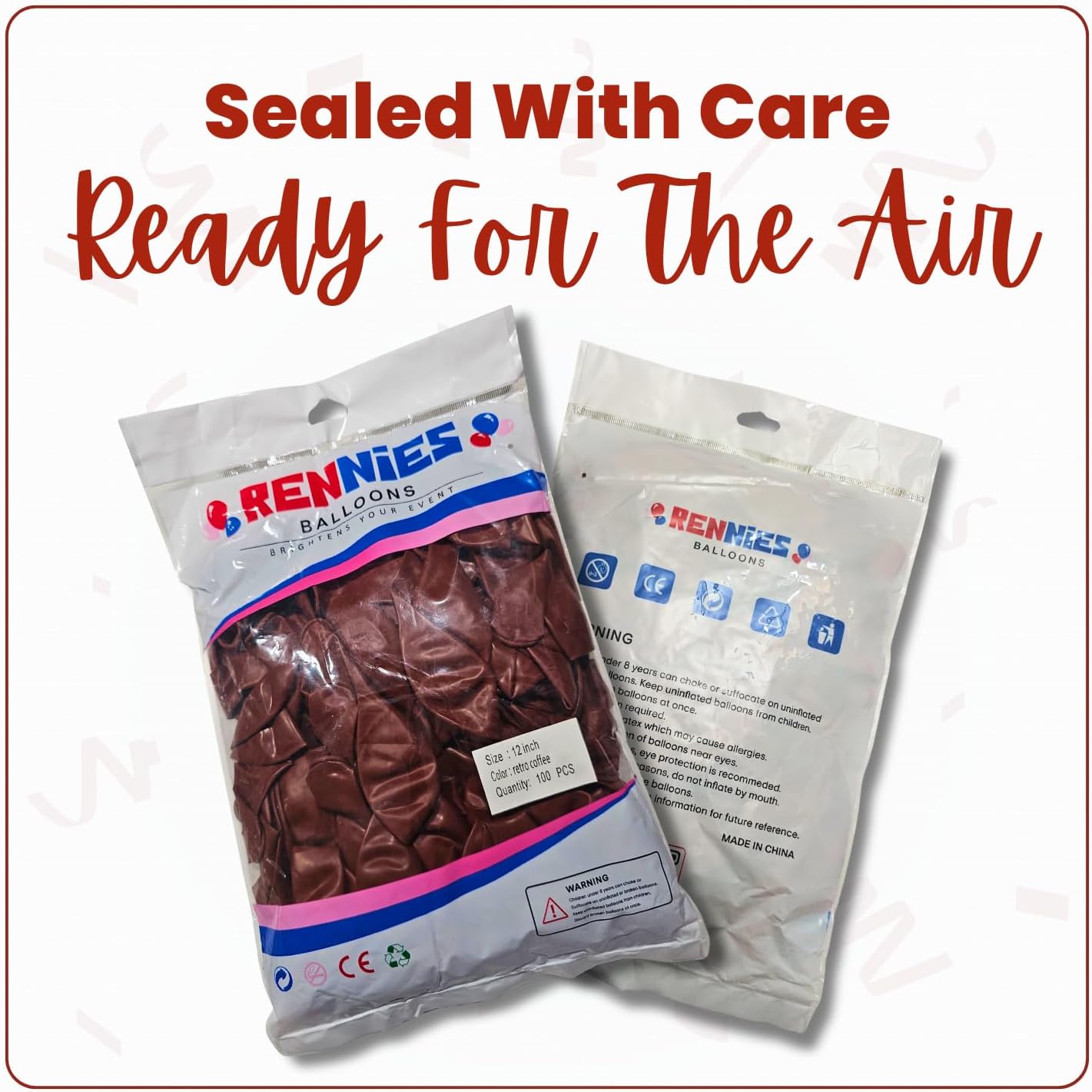 Retro Coffee Latex Balloons