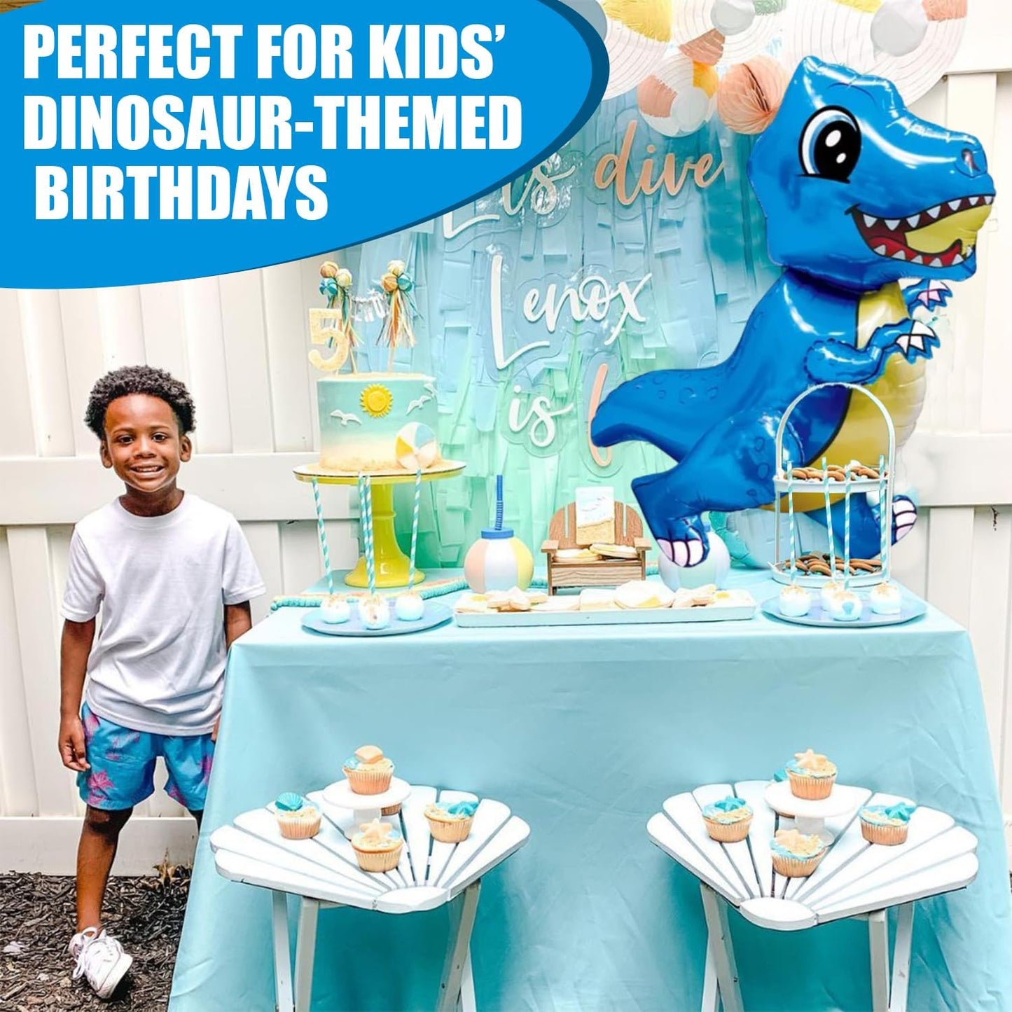 Dinosaur T-Rex Foil Balloon