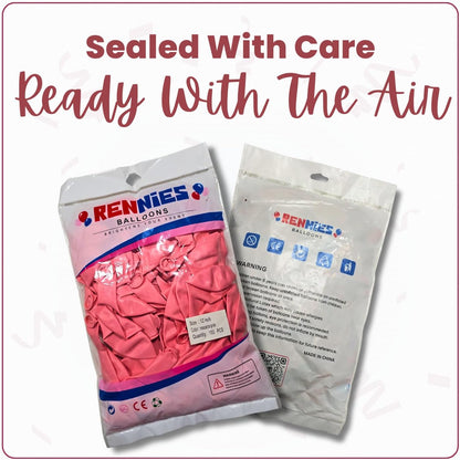 Macaron Pink Latex Balloons