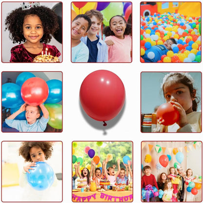 Macaron Red Latex Balloons