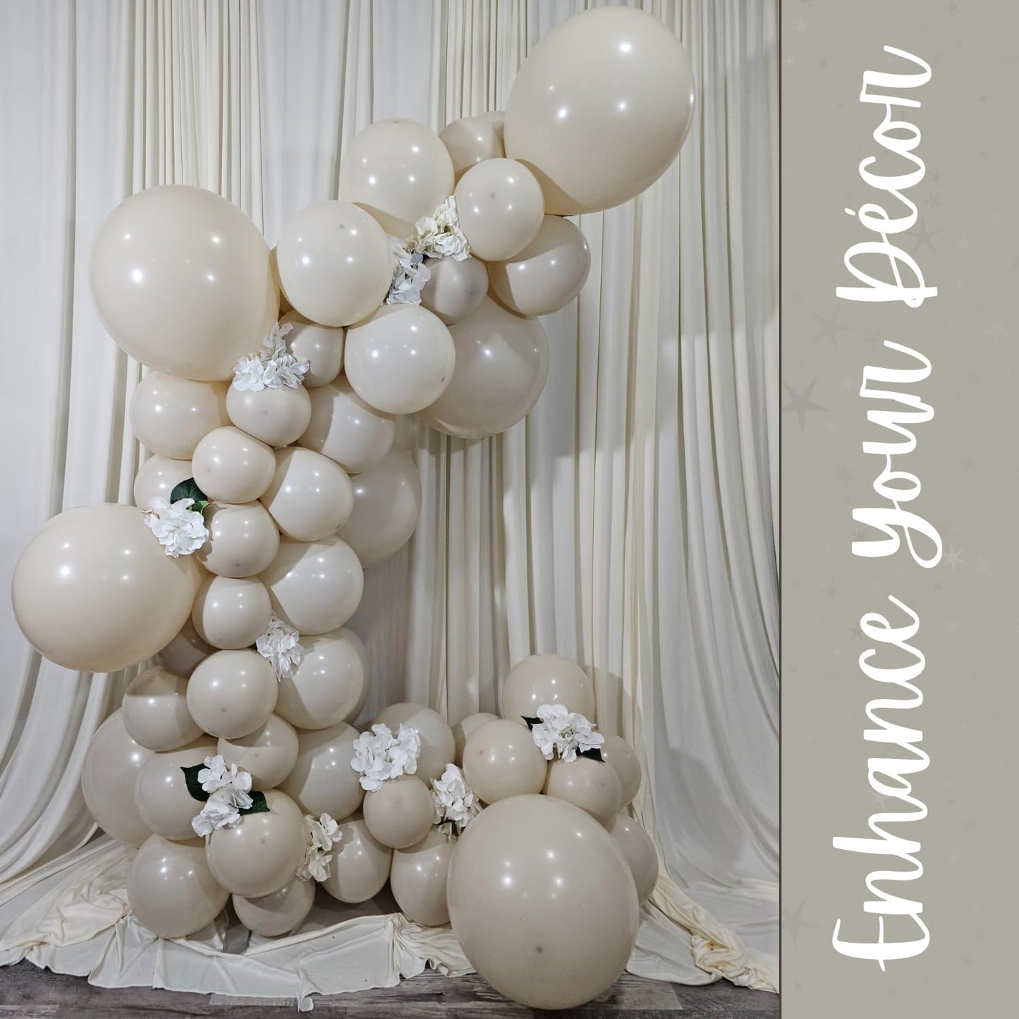 Retro Sand Latex Balloons