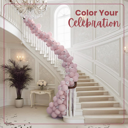 Macaron Pink Latex Balloons