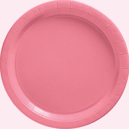 Blush Pink Paper Plates 9" - 8ct