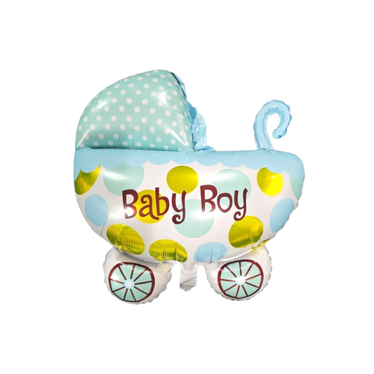 22-inch Baby Boy Stroller Foil Balloon