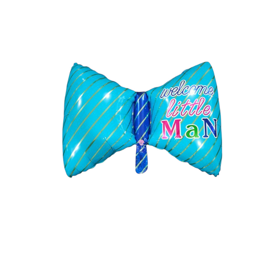 Baby Little Man Bow Tie Foil Balloon