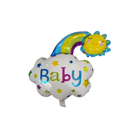 Baby Boy Cloud Foil Balloon 23"