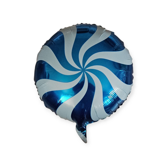 Buy Blue Cane Strip Foil Balloon 18 Inches