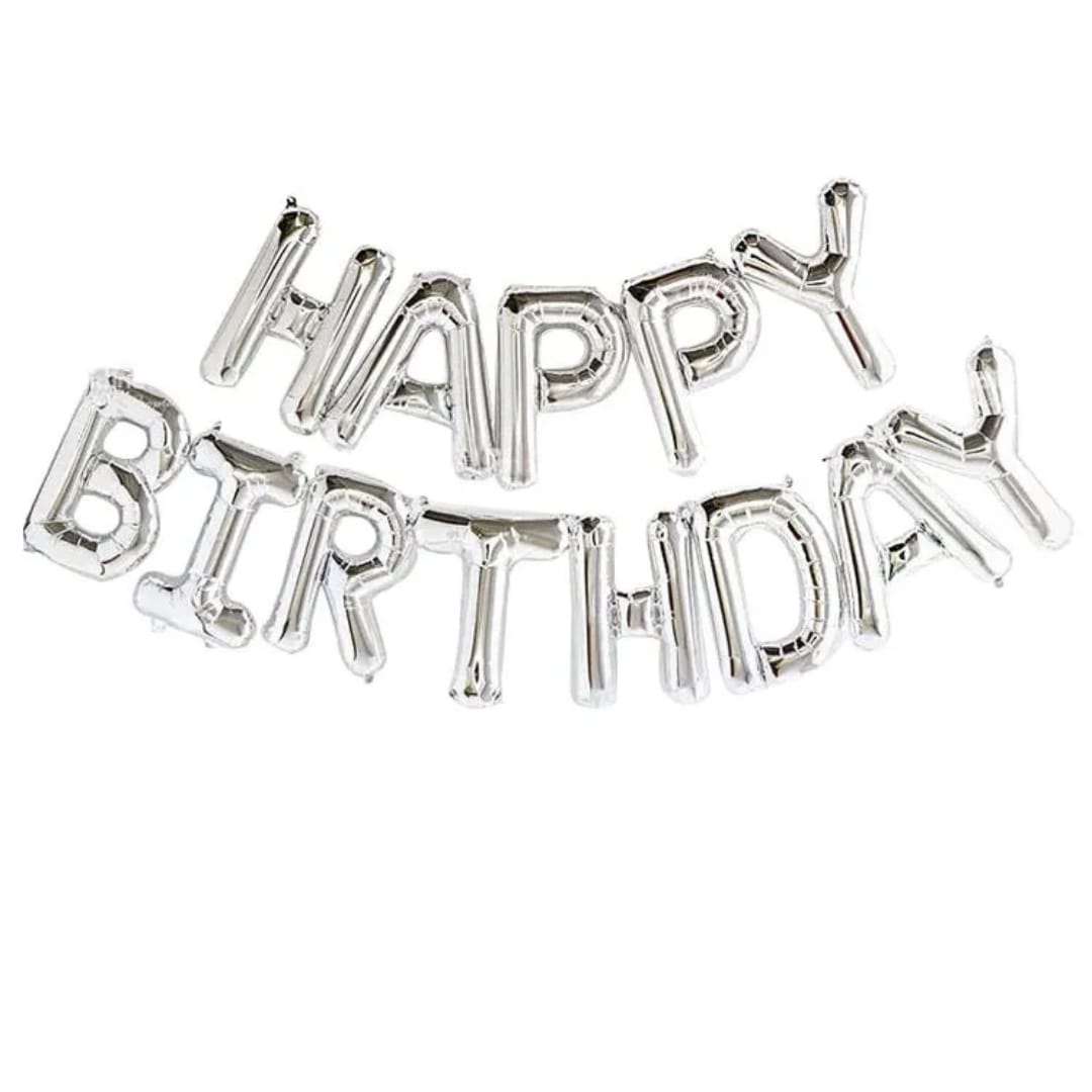 Pink Foil Happy Birthday Banner