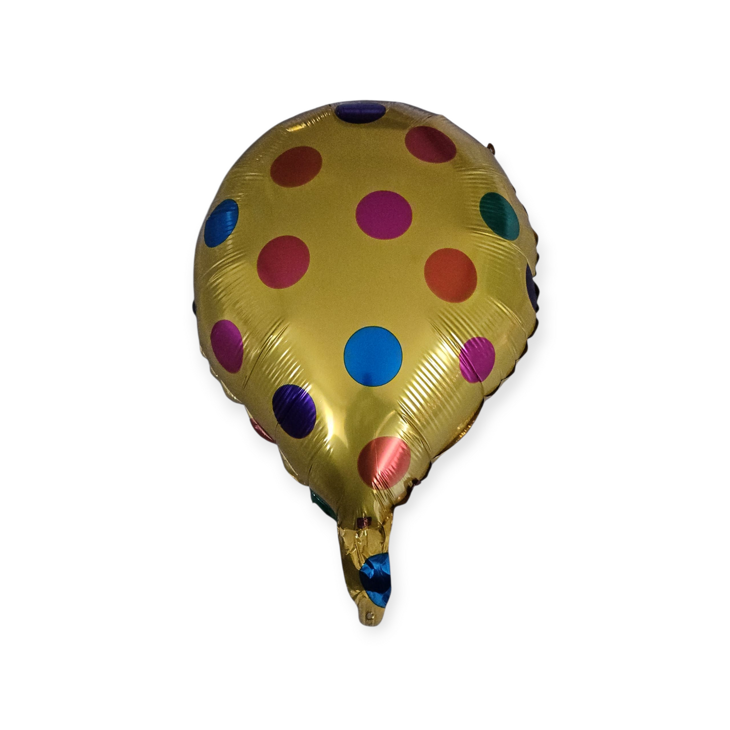 Multicolor Polkadot Pear Foil Balloon 20"