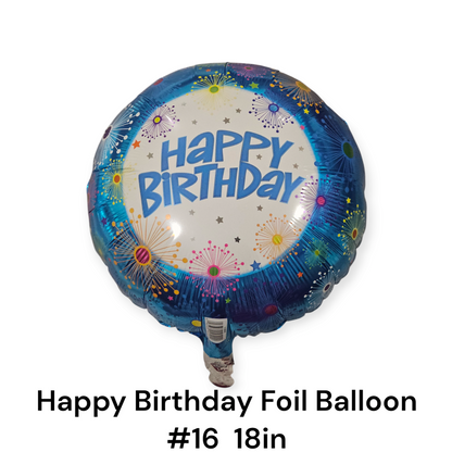Happy Birthday Foil Balloon 18"
