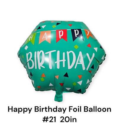 Happy Birthday Foil Balloon 18"