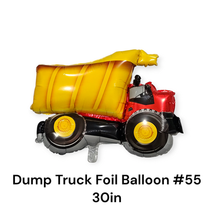 Dump Truck Foil Balloon
