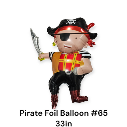 Pirate Foil Balloon 33 Inches
