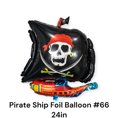 Pirate Ship Foil Balloon 
